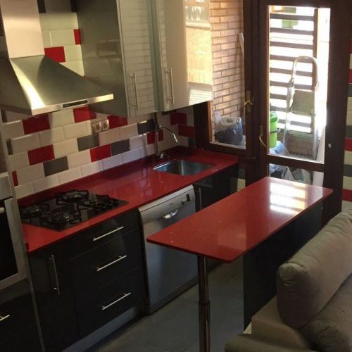 SILESTONE ROJO STELLAR