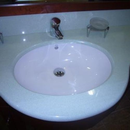 silestone verde agua